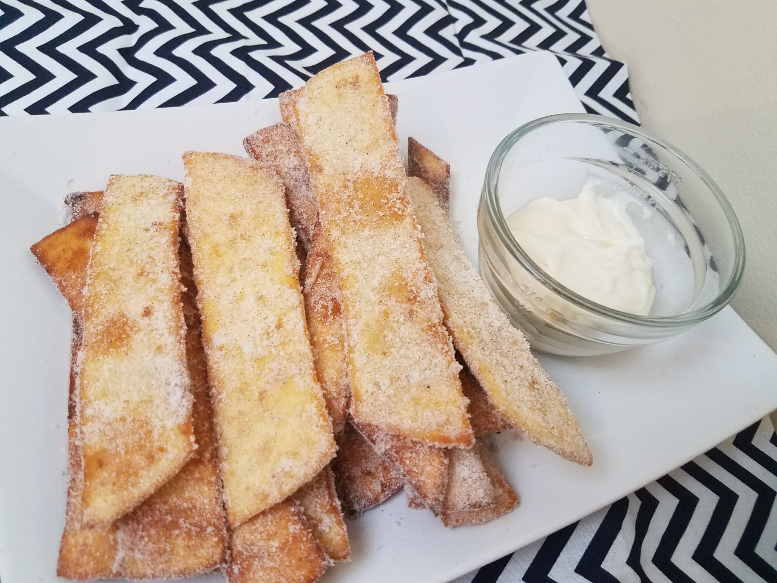 Fried Cinnamon and Sugar Sticks