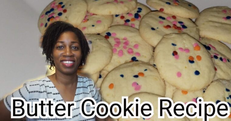 Orange Butter Cookie Recipe