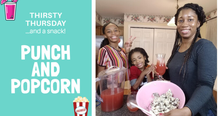 Thirsty Thursday…and a snack! – Cranberry Apple Cider and Cookies and Cream Popcorn