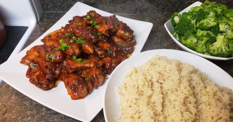 Crockpot Root Beer BBQ Chicken Wings