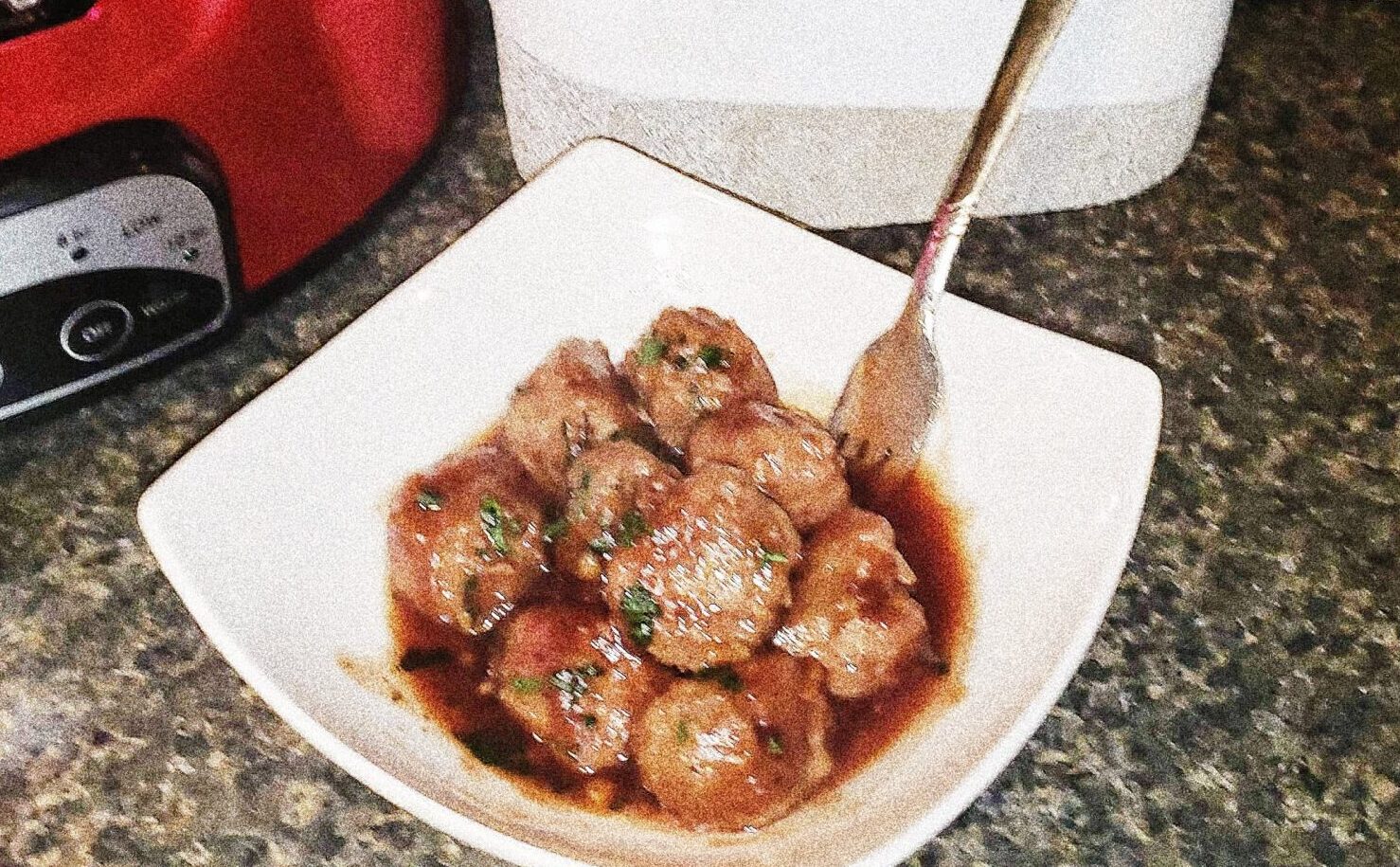 Crockpot Cranberry Orange Turkey Meatballs